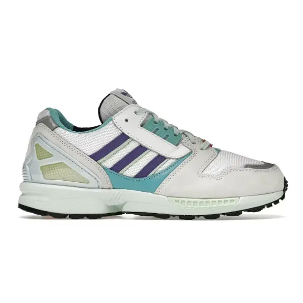 adidas ZX 8000 White Purple Aqua
