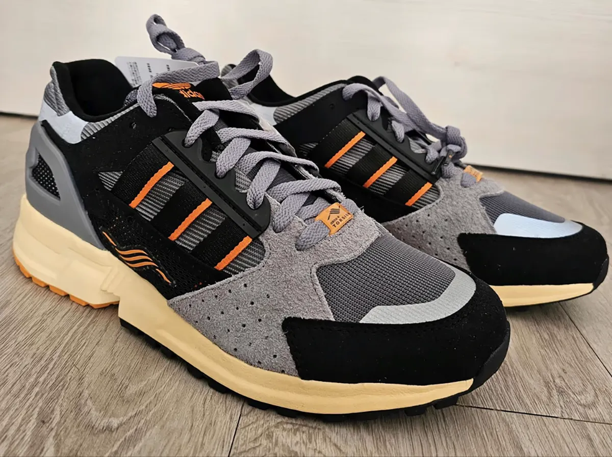 کتونی زد ایکس 10000 - ZX 10000 C size Grey Black Orange 2 ZX 10000 C size Grey Black Orange